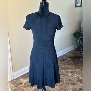 EUC VALENTINO open ribbed knit dress Small